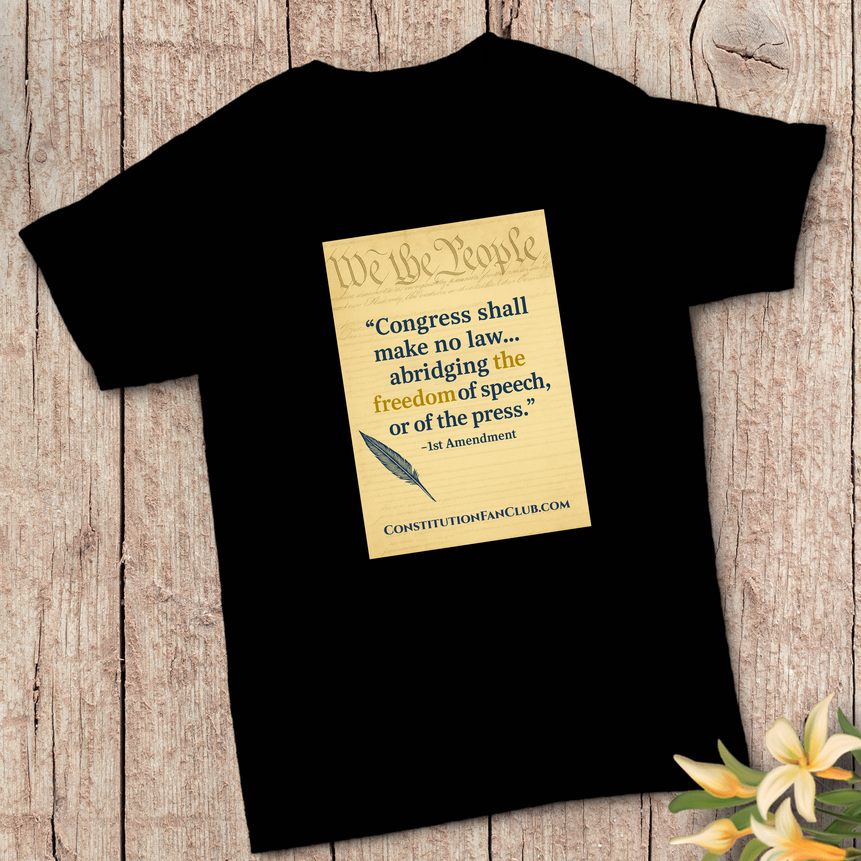 Freedom of Speech Tee — Freedom Wears Joy