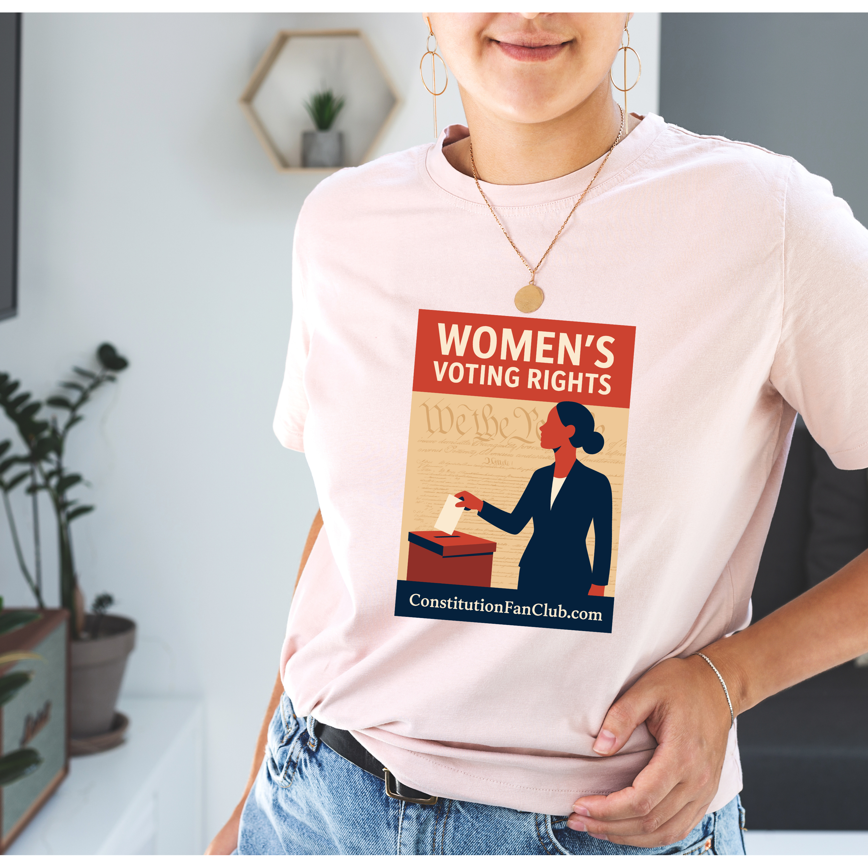 Women’s Voting Rights Tee — Freedom Wears Joy