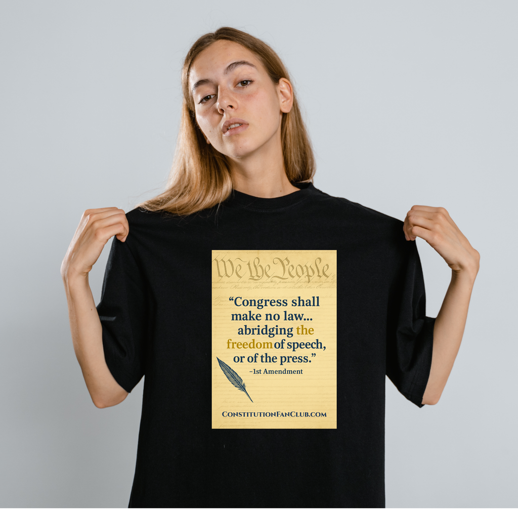 Freedom of Speech Tee — Freedom Wears Joy