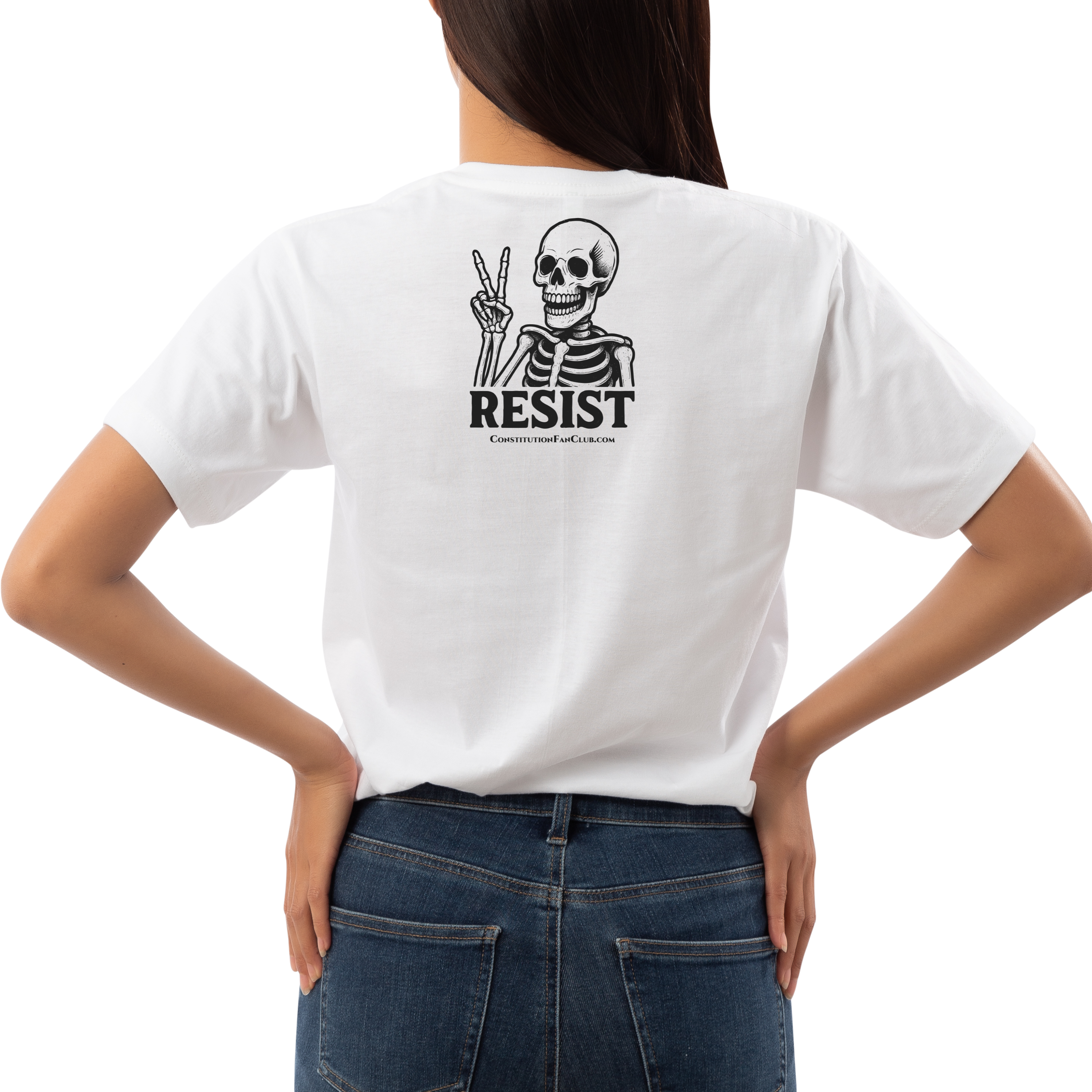 Resist Skeleton Tee — Unbroken Collection