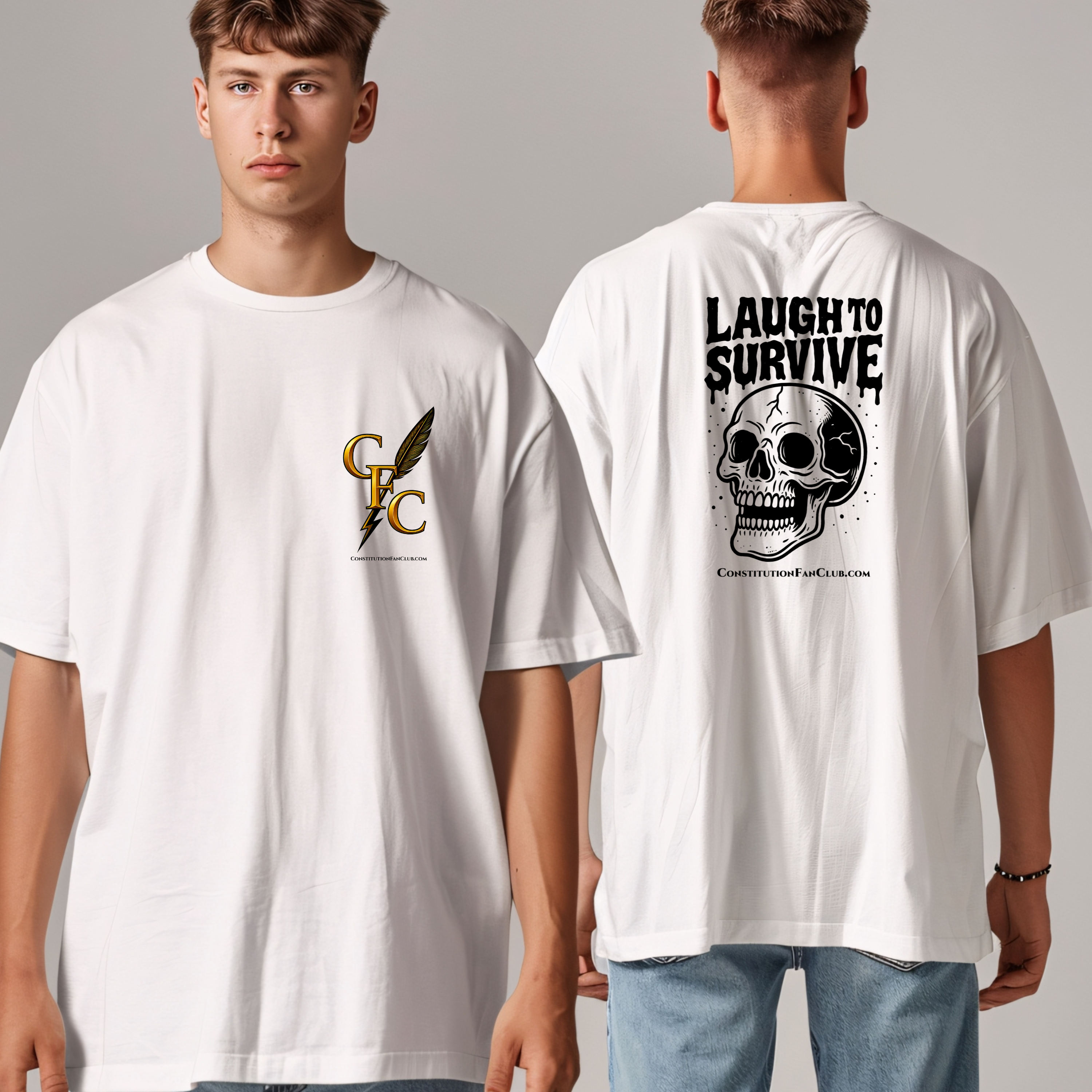 Laugh to Survive Tee — Unbroken Collection