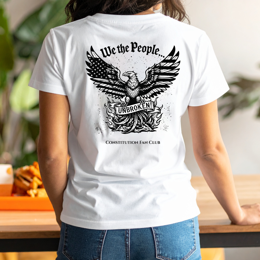 We the People Outline Edition Tee – Color-It-Yourself Shirt