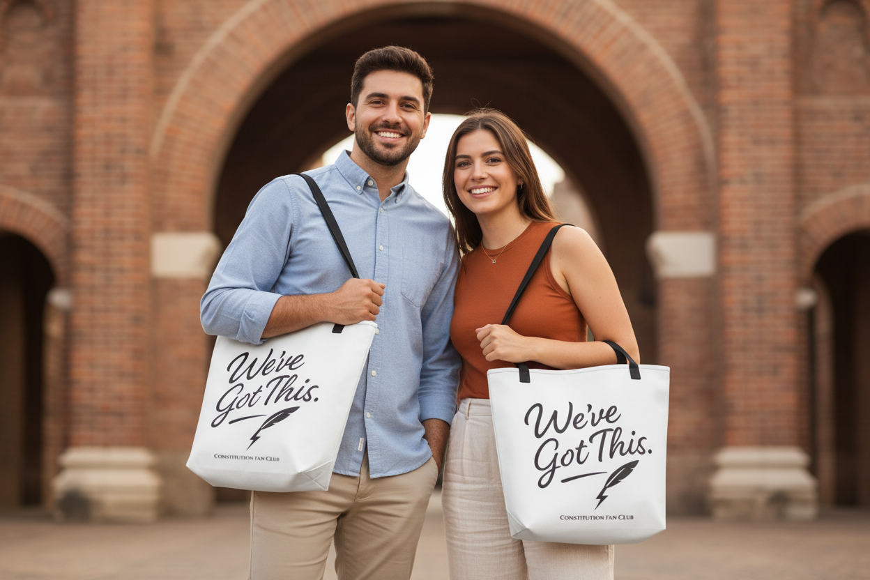 We've Got This! Constitution Fan Club Tote Bag — Premium Canvas Statement Tote