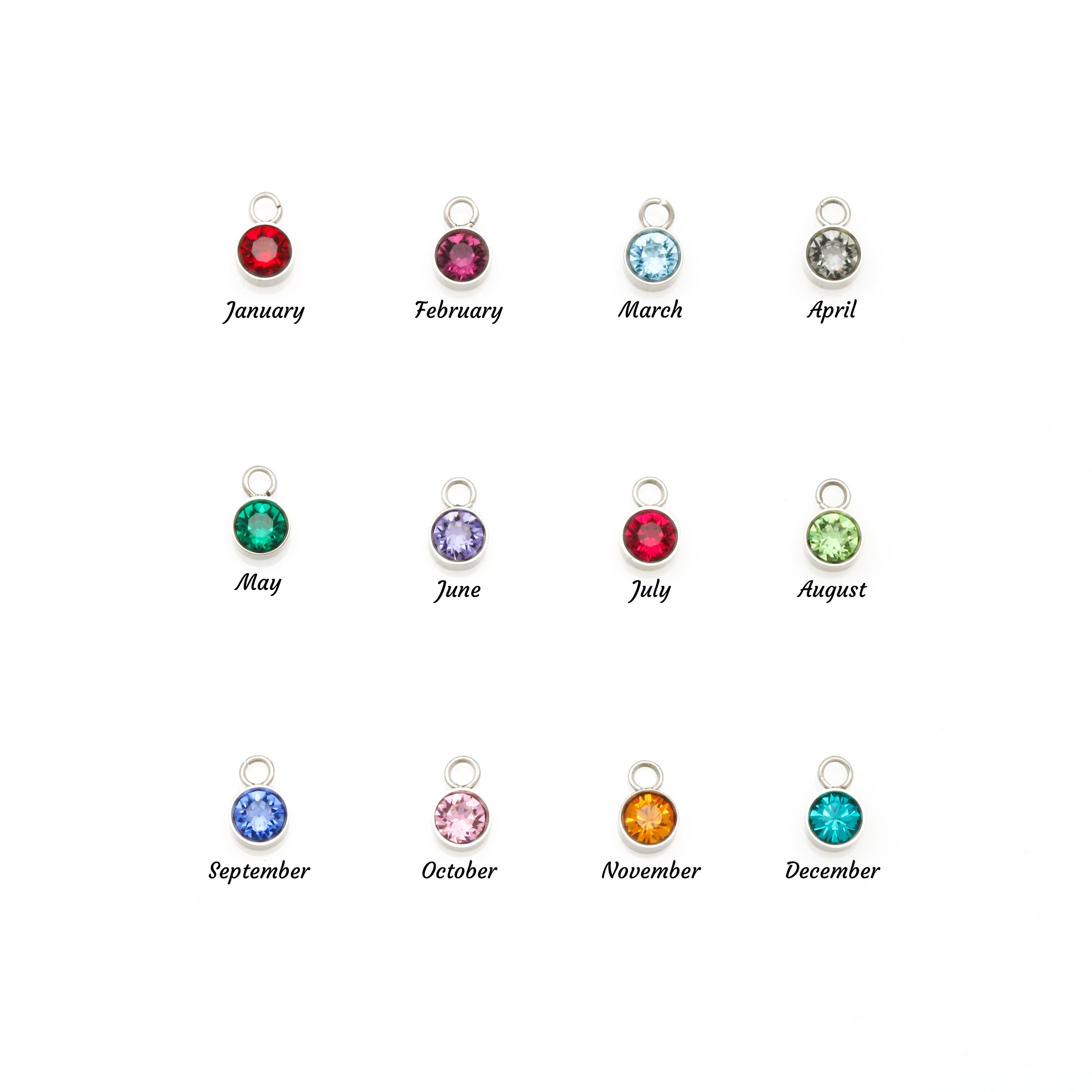 Constitution Fan Club™ Custom Name Necklace with Birthstone