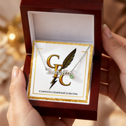 Constitution Fan Club™ Custom Name Necklace with Birthstone