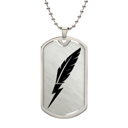 Quillbolt Dog Tag Necklace