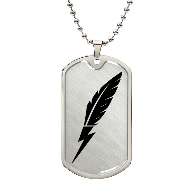 Quillbolt Dog Tag Necklace