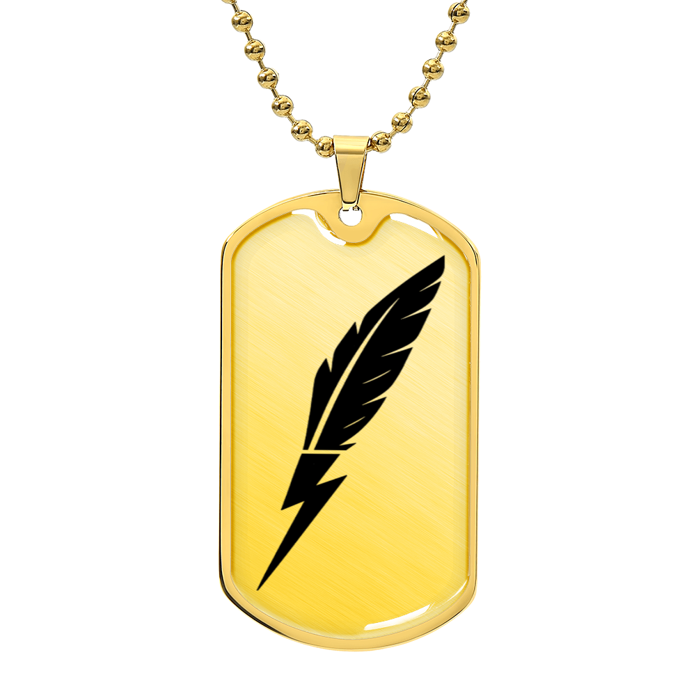 Quillbolt Dog Tag Necklace