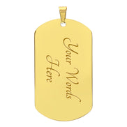 Quillbolt Dog Tag Necklace