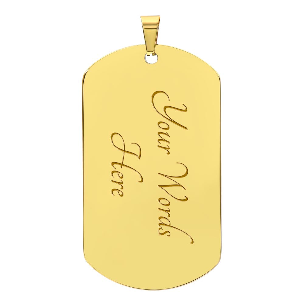 Quillbolt Dog Tag Necklace