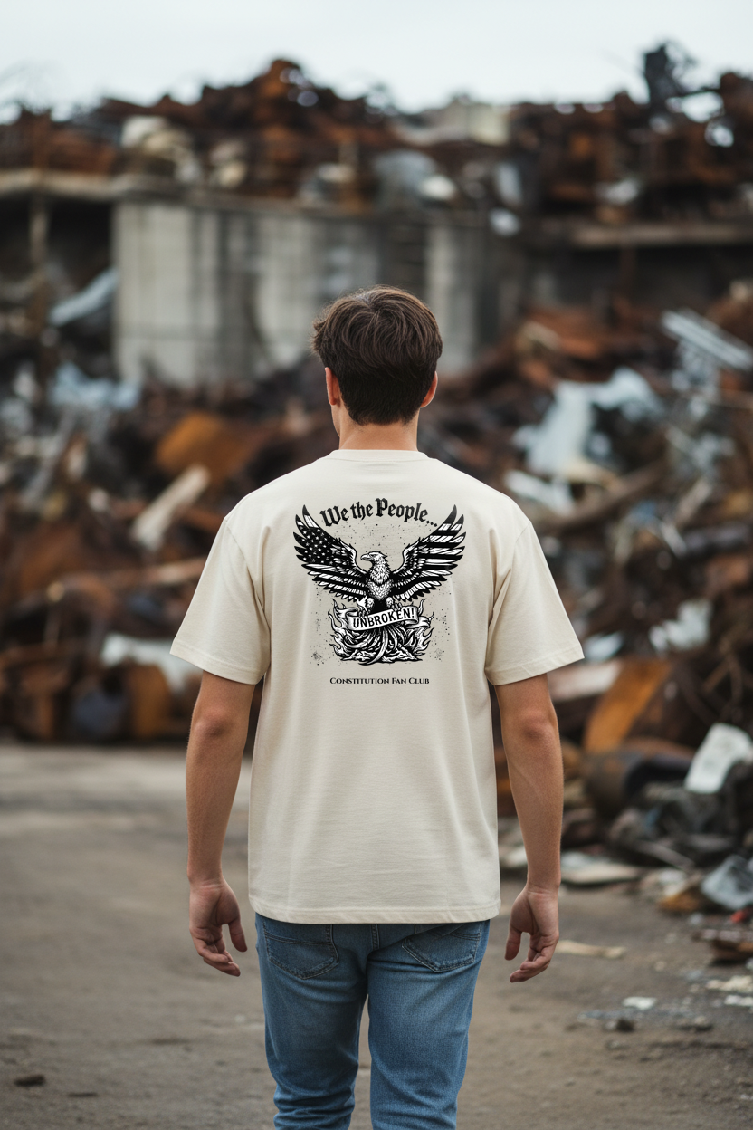 We the People Outline Edition Tee – Color-It-Yourself Shirt
