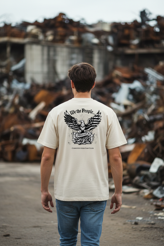 We the People Outline Edition Tee – Color-It-Yourself Shirt