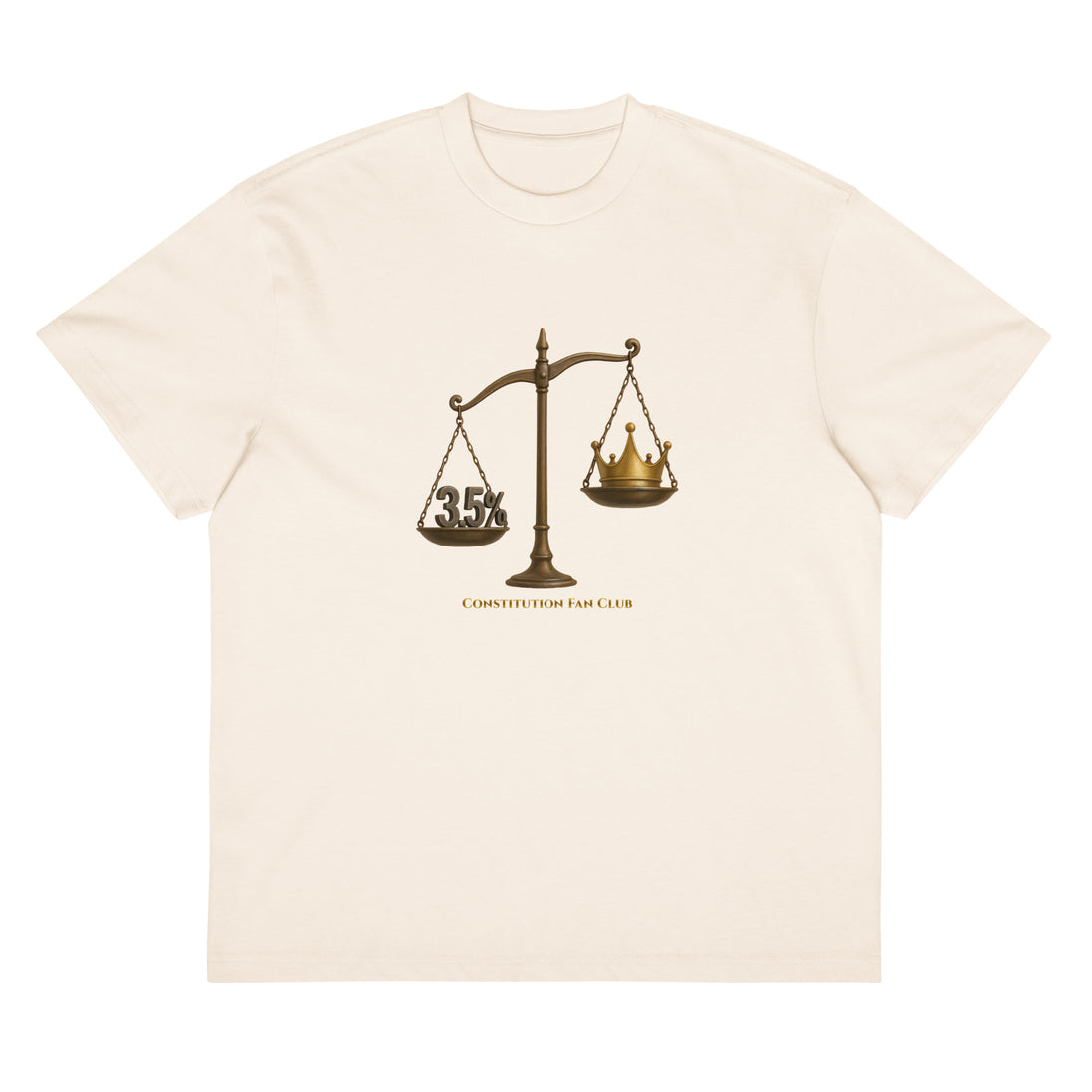 3.5% — No Kings Tee