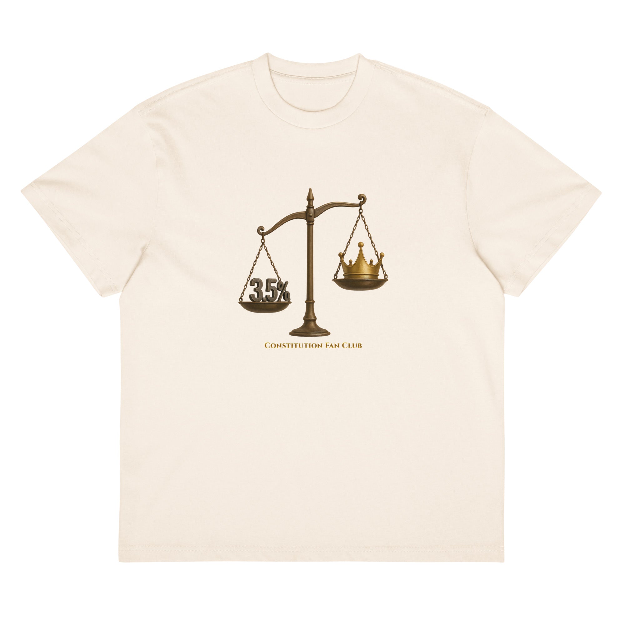 3.5% — No Kings Tee