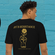 Joy Is Resistance — Heavyweight Gold Line Tee (MC1086)