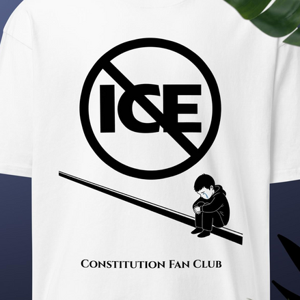 No ICE — Constitution Fan Club MC1086 Tee