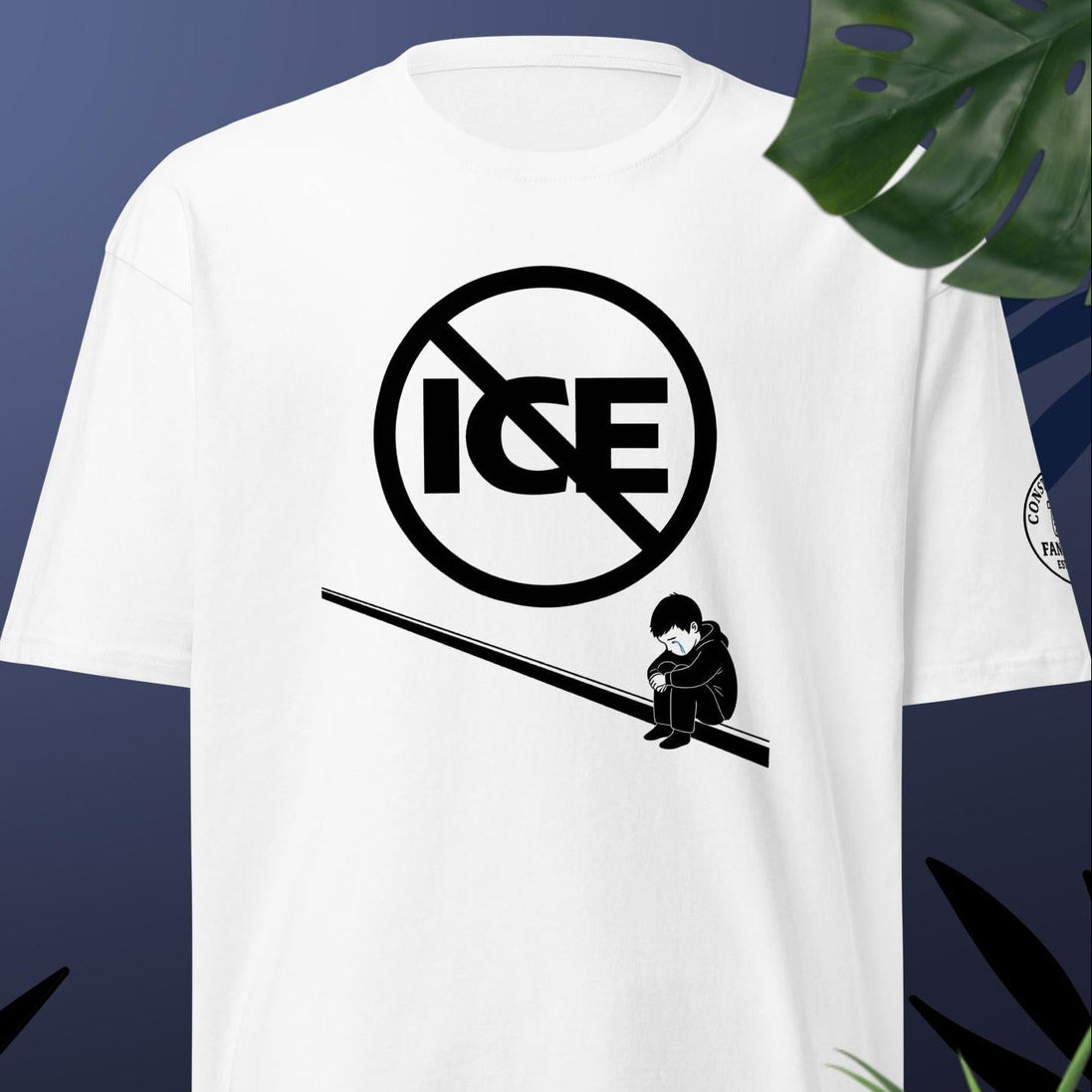 No ICE — Constitution Fan Club MC1086 Tee