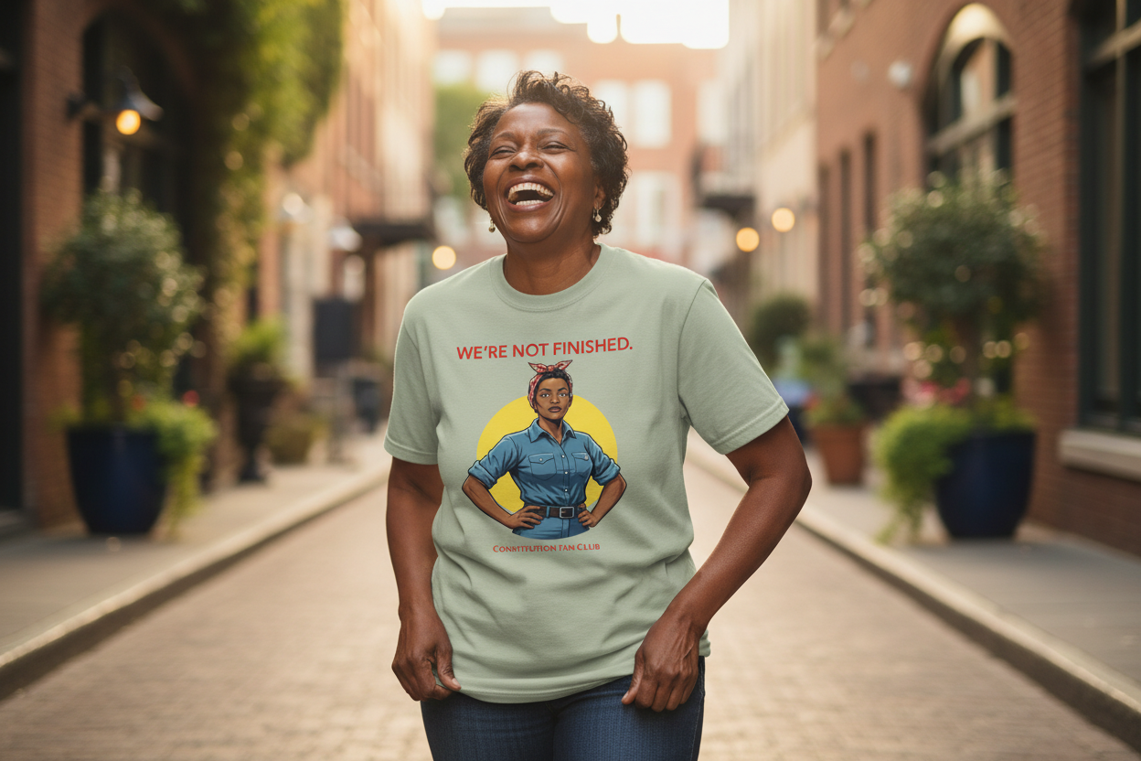 “We’re Not Finished” Tee