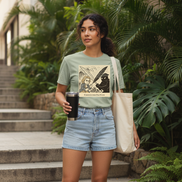 Battle of Ink & Shadow (Sepia) — Vintage Tee