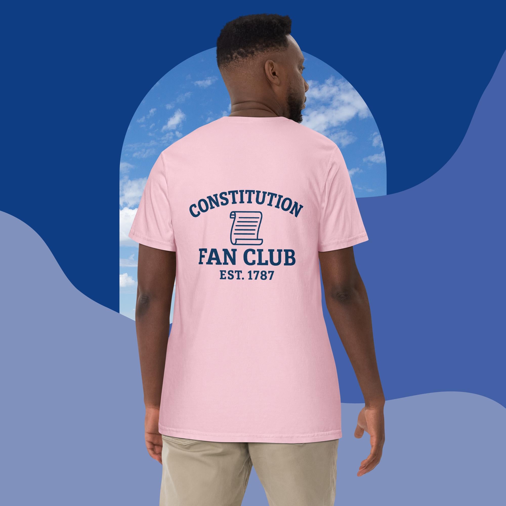 Constitution Fan Club — Navy Arch — Vintage Tee