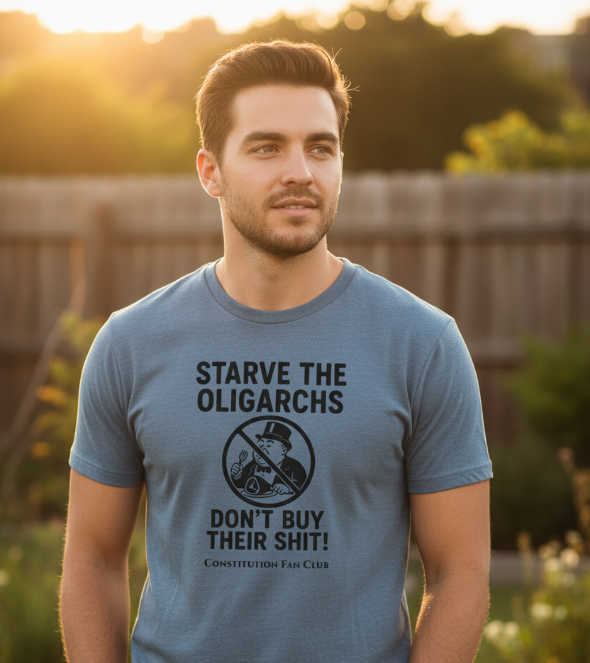 Starve the Oligarchs! — Vintage Tee
