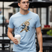 Lil Warrior — Charge of the Quill Bolt — Vintage Tee