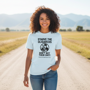 Starve the Oligarchs! — Vintage Tee