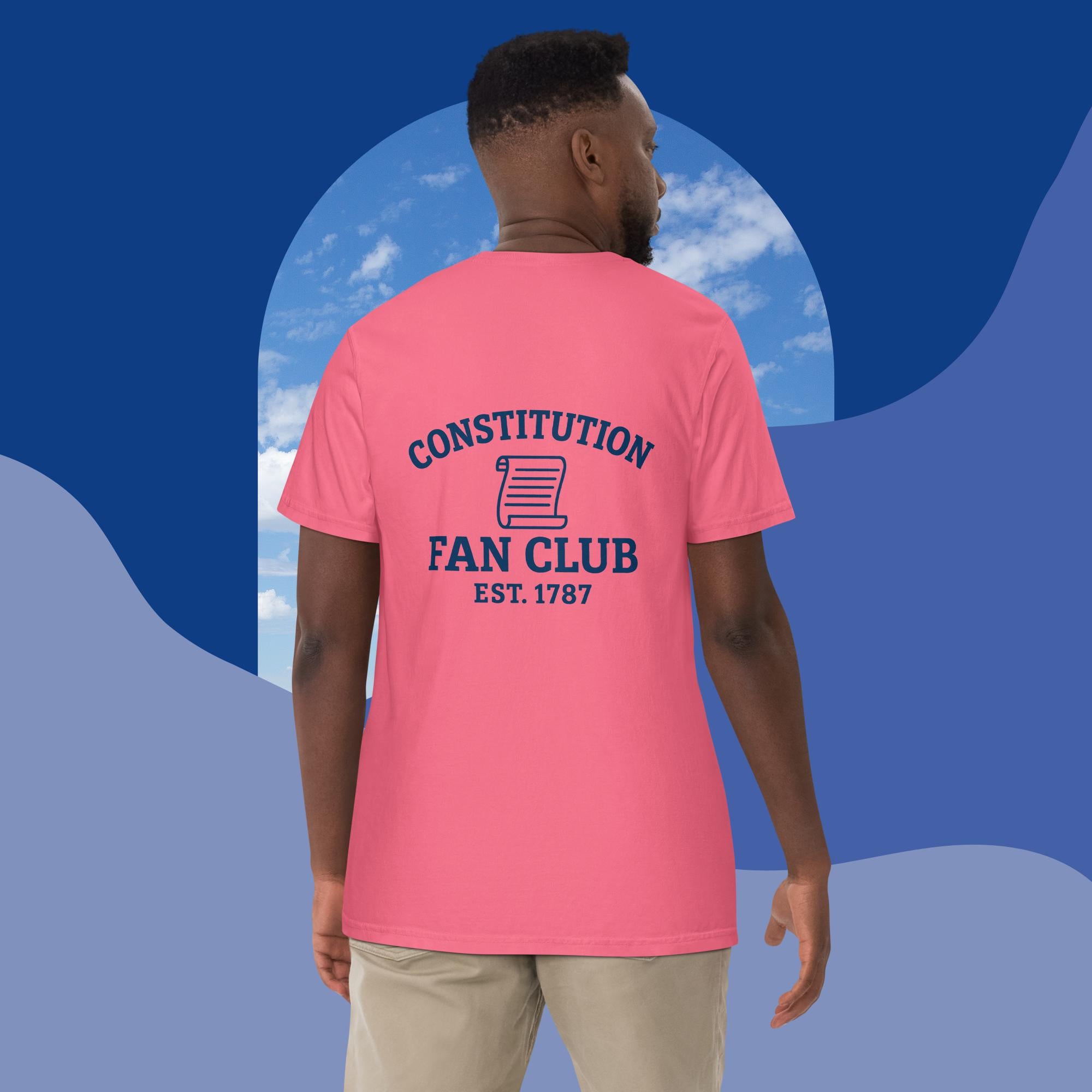 Constitution Fan Club — Navy Arch Tee