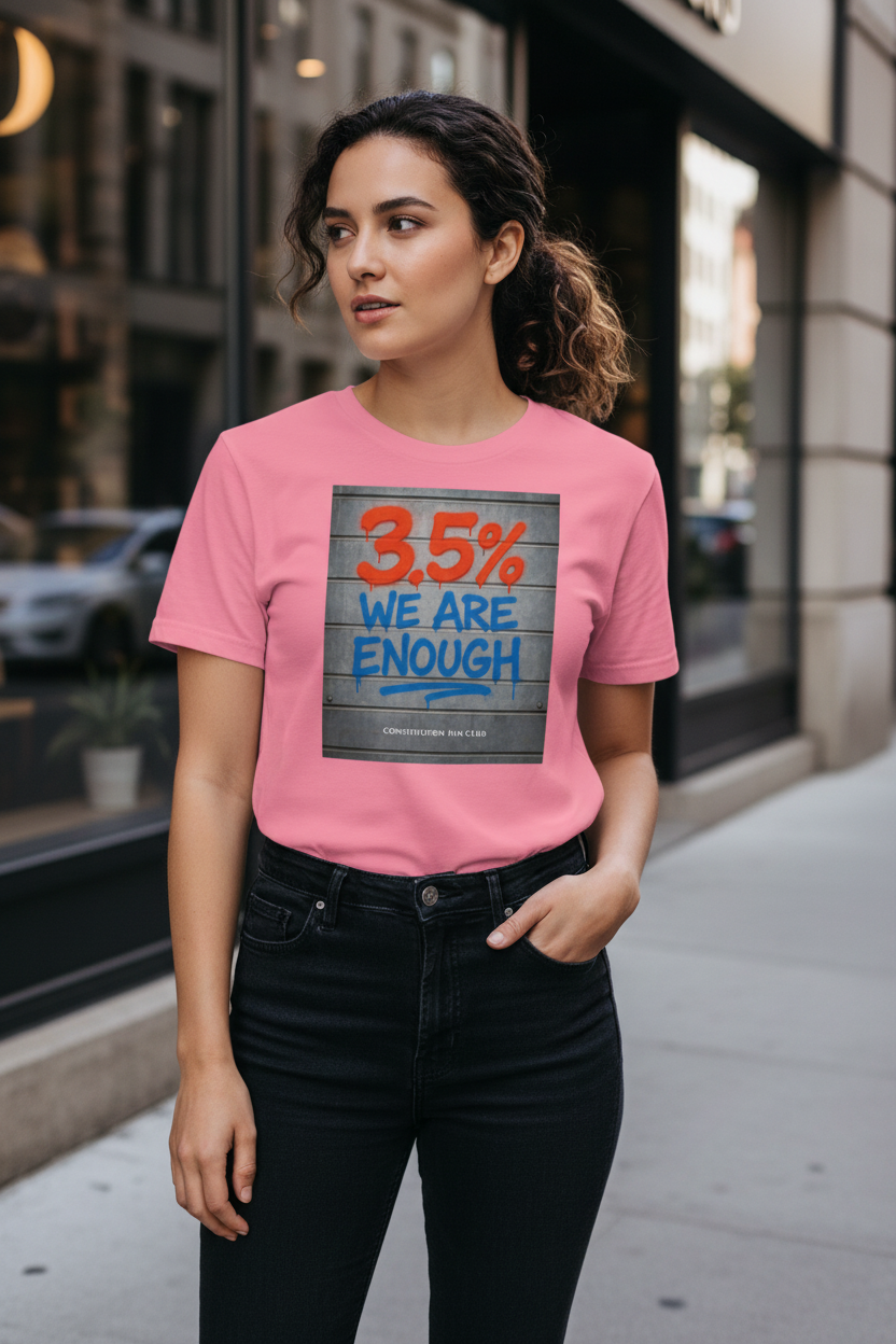 “We Are Enough” Graffiti — Vintage Tee