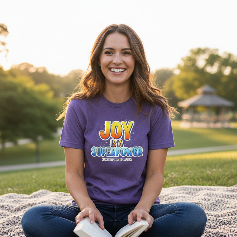 Joy Is a Superpower Tee