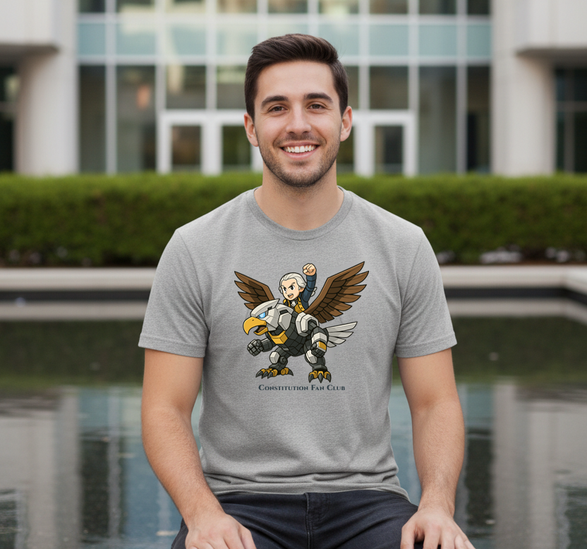 Washington X Mecha Eagle — Vintage Tee