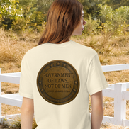 Government of Laws Bronze Seal — Vintage Tee