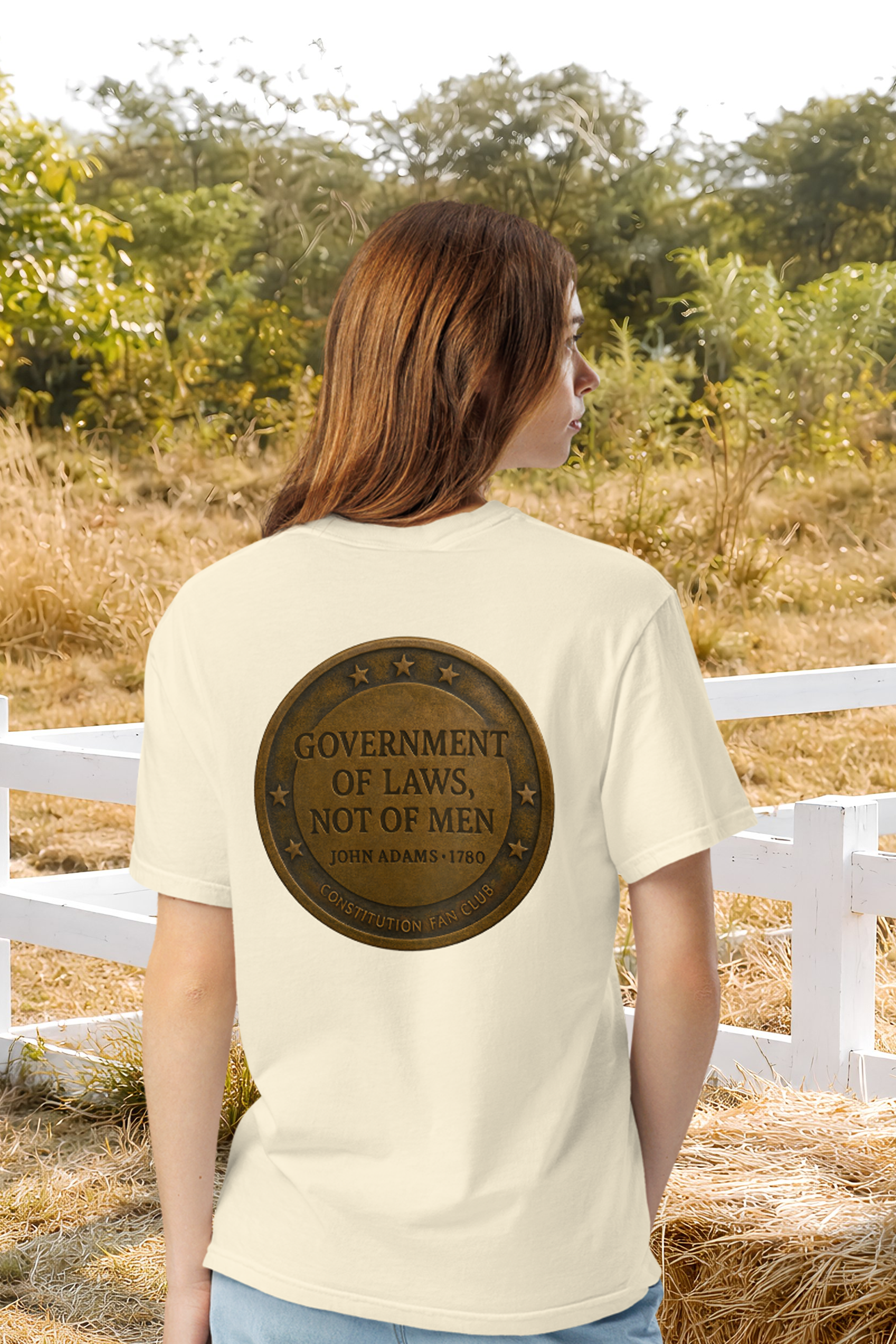 Government of Laws Bronze Seal — Vintage Tee
