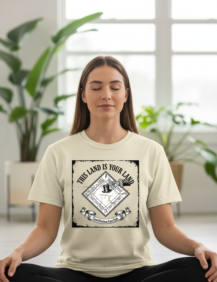 This Land Is Your Land — Democracy Monopoly Board Tee — Vintage Tee