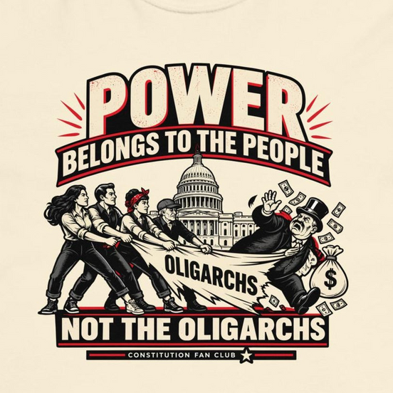 Power Belongs to the People  — Vintage Tee