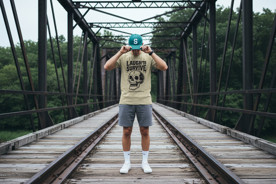Laugh to Survive — Vintage Tee