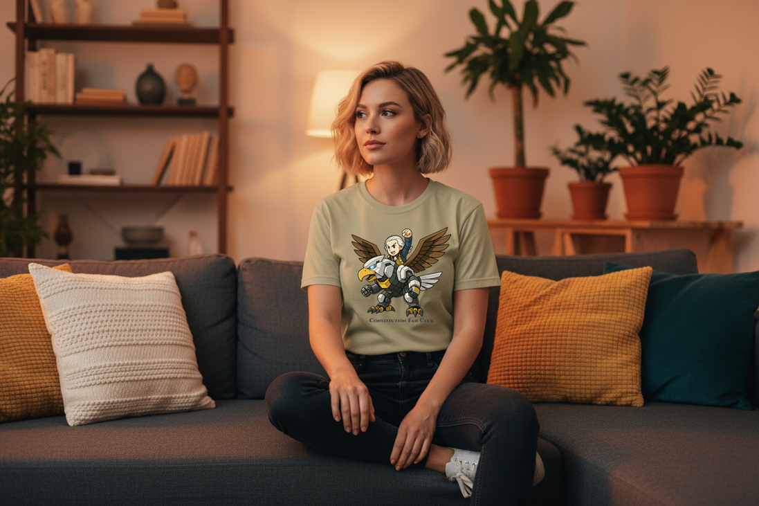 Washington X Mecha Eagle — Vintage Tee