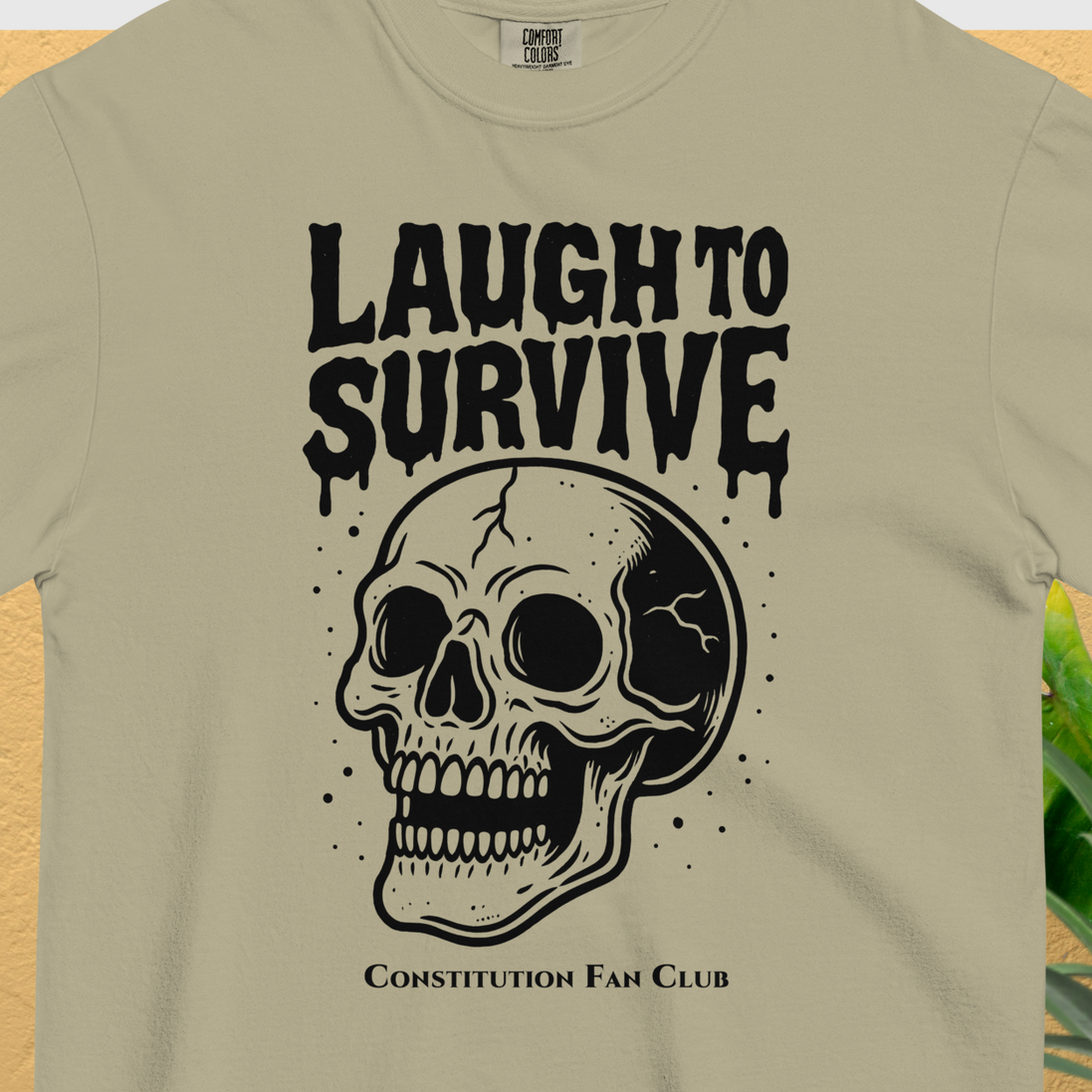 Laugh to Survive — Vintage Tee