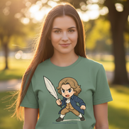 “Lil Warrior — Stand Your Quill” — Vintage Tee