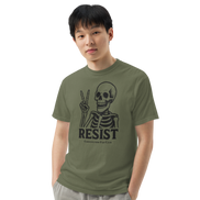 Resist Skeleton — Vintage Tee