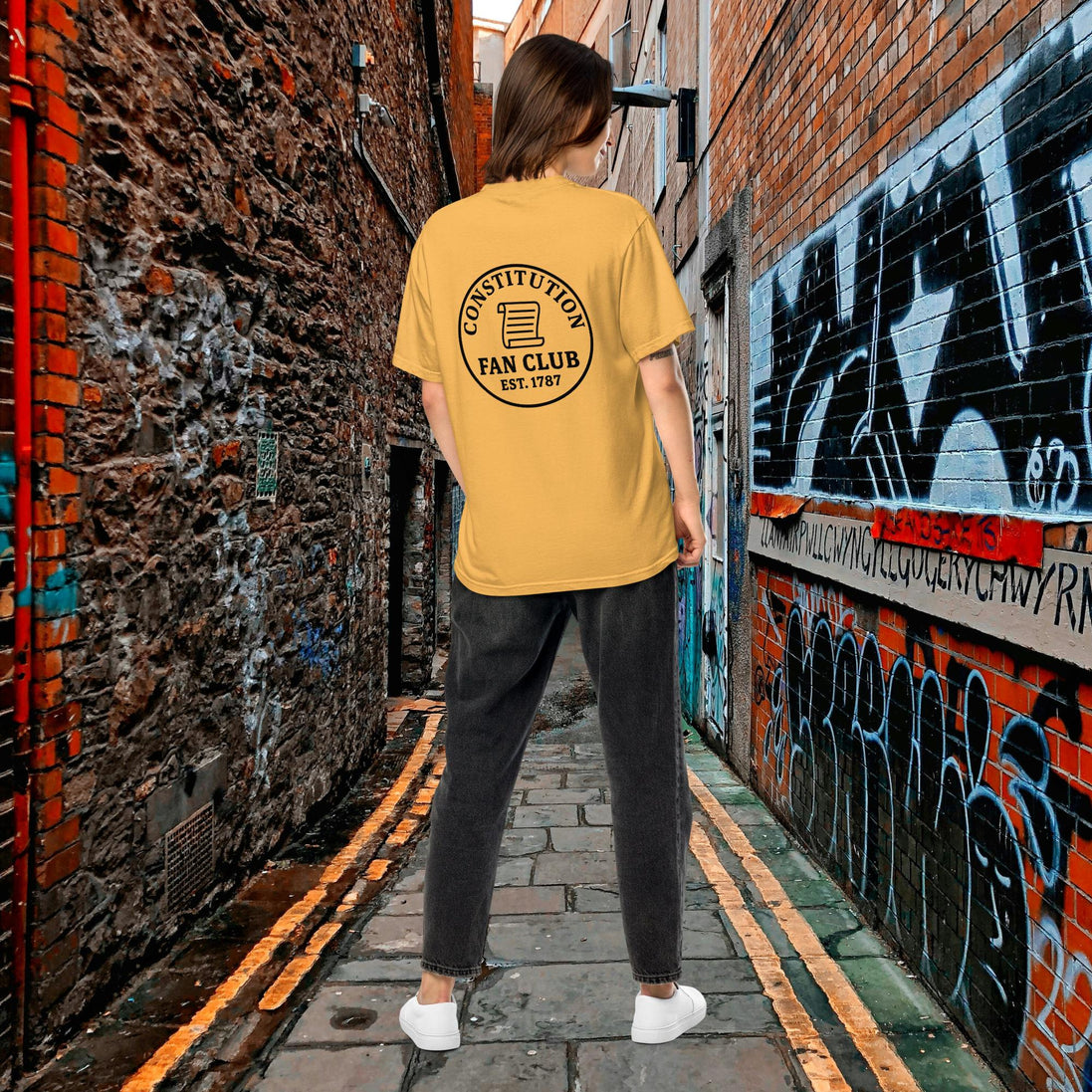 Constitution Fan Club — Minimal Mark Tee — Vintage Tee