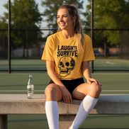 Laugh to Survive — Vintage Tee