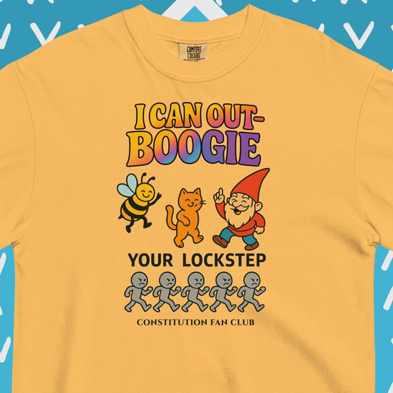 I Can Out-Boogie (Bee, Cat & Gnome) — Vintage Tee