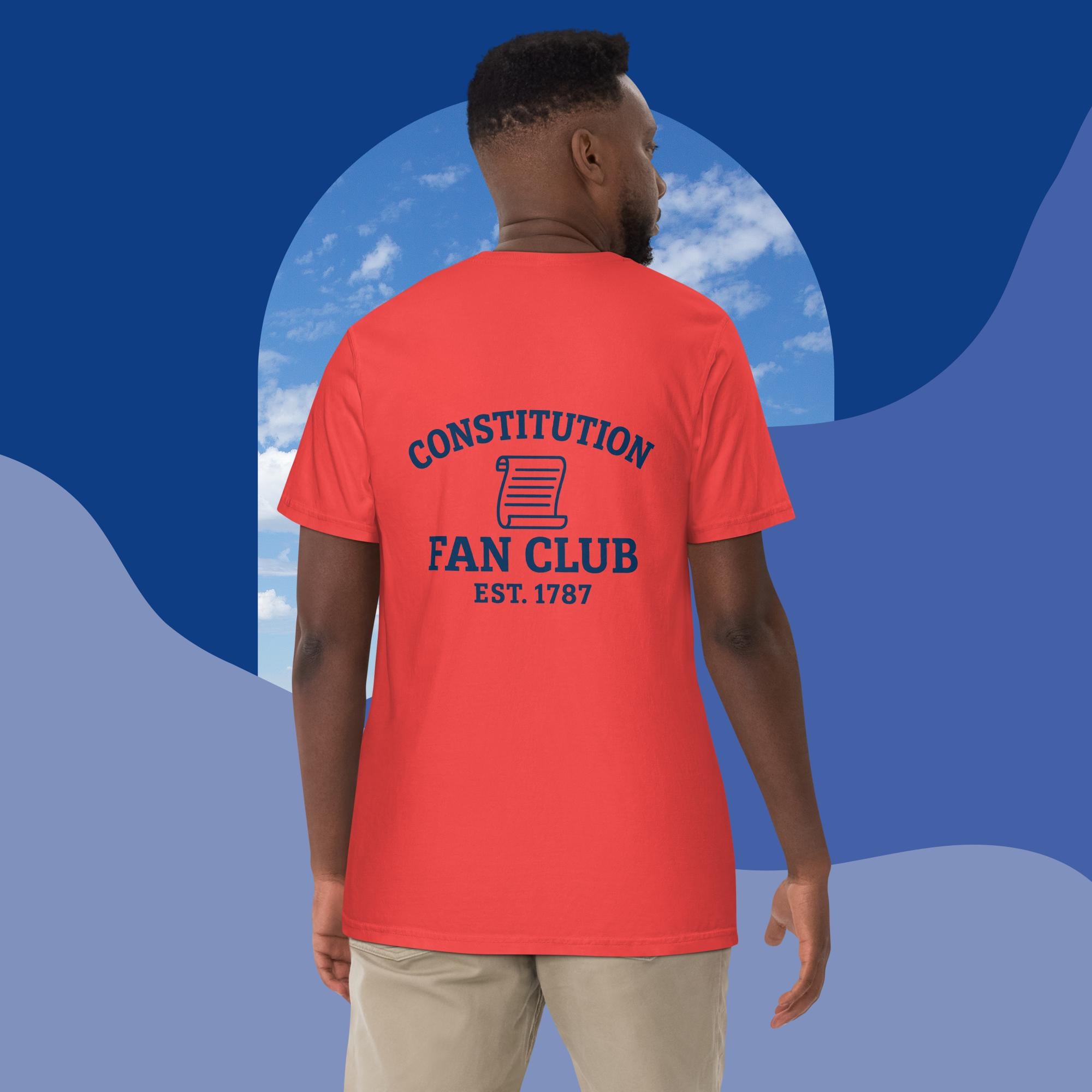 Constitution Fan Club — Navy Arch Tee