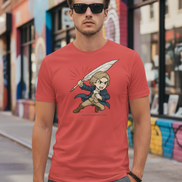 Lil Warrior — Charge of the Quill Bolt — Vintage Tee