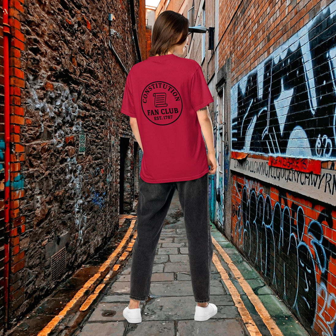 Constitution Fan Club — Minimal Mark Tee — Vintage Tee