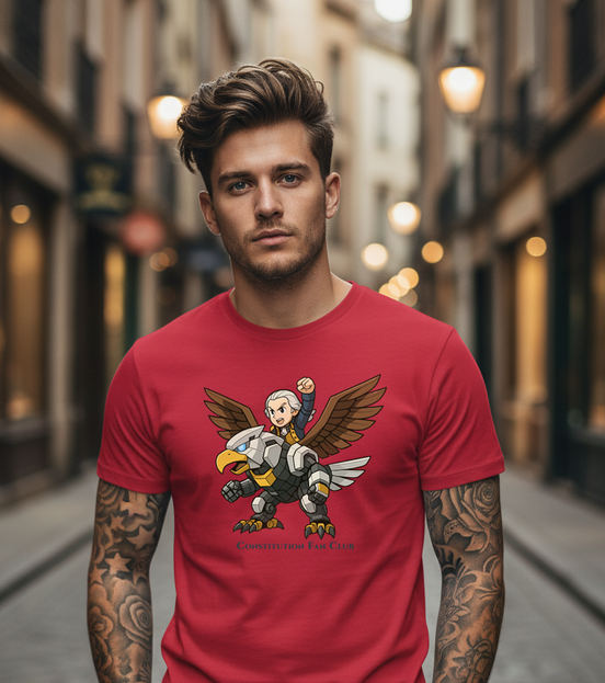 Washington X Mecha Eagle — Vintage Tee