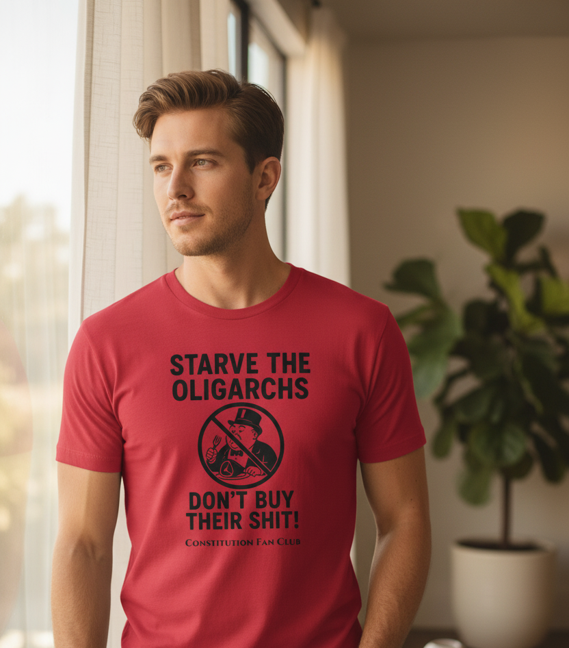 Starve the Oligarchs! — Vintage Tee