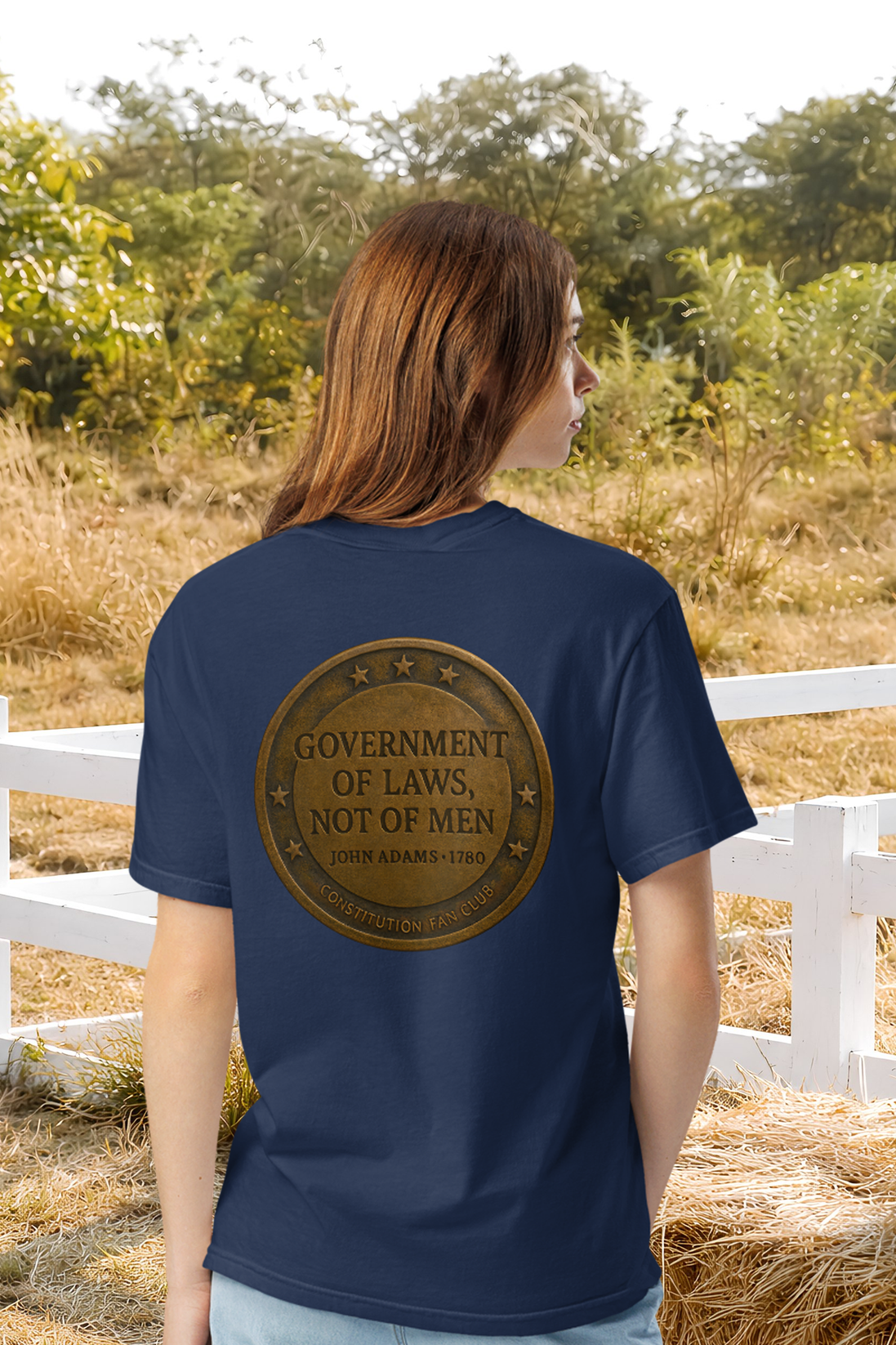 Government of Laws Bronze Seal — Vintage Tee