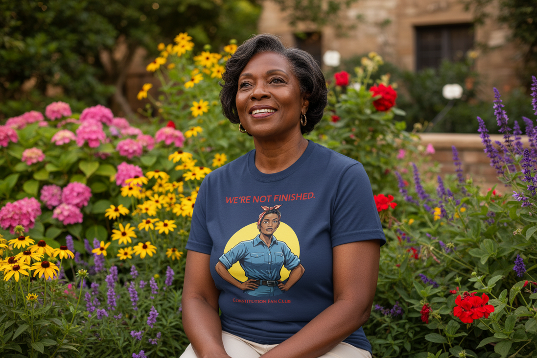 “We’re Not Finished” Tee